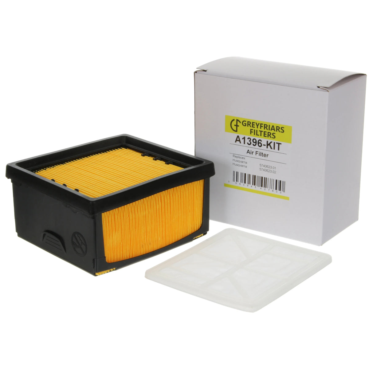 Air Filter Kit (Panel + Mesh) fits Husqvarna K760 K770