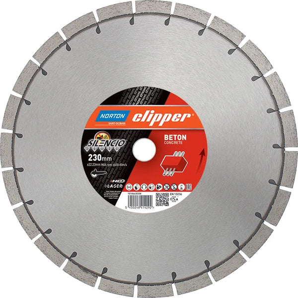 Clipper Extreme Beton Silencio 450mm Concrete & Reinforced Concrete (25.4mm Bore - Floor Saw)