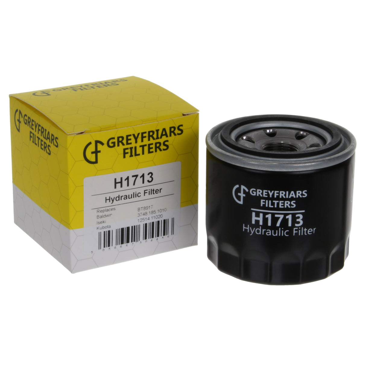 Hydraulic Filter Replaces: BT8917 fits many Bobcat Hanix Iseki & Komatsu
