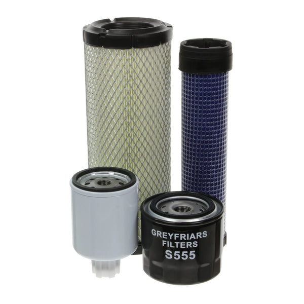 Filter Service Kit for Bobcat E 35 Mini Excavator | Engine: Kubota D1803 Diesel | Serial No's: 15001 Onwards
