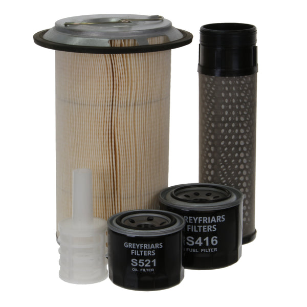 Filter Service Kit for Case CX 55 B Mini Excavator | Engine: Yanmar 4TNV88-XYB
