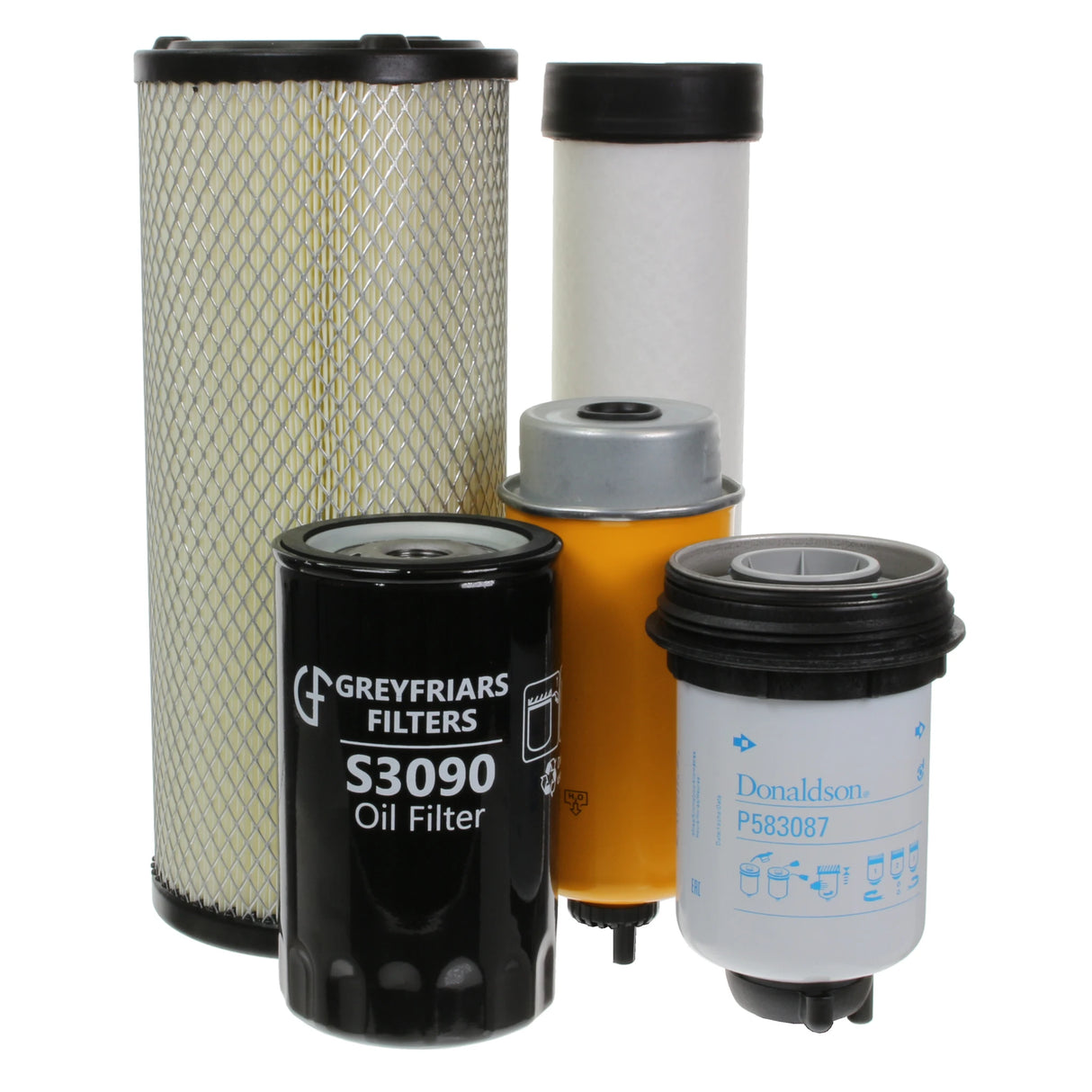 Filter Service Kit for JCB 300 T Mini Loader | Engine: JCB TCAE-55 Diesel (74HP/55KW) | Years: 01/2017 - 01/2019