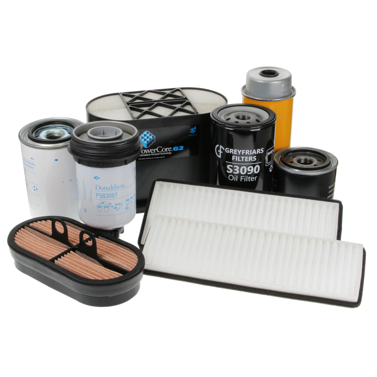 Filter Service Kit for JCB 535 V 125 Telehandler | Engine: JCB 444TA4-55 | Years: 01/2014 Onwards