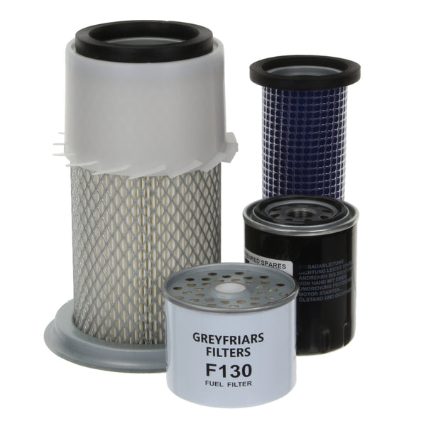 Filter Service Kit for JCB 801.6 Mini Excavator (14.3kW) | Engine: Perkins 103.10 KD | Years: Upto 01/2005