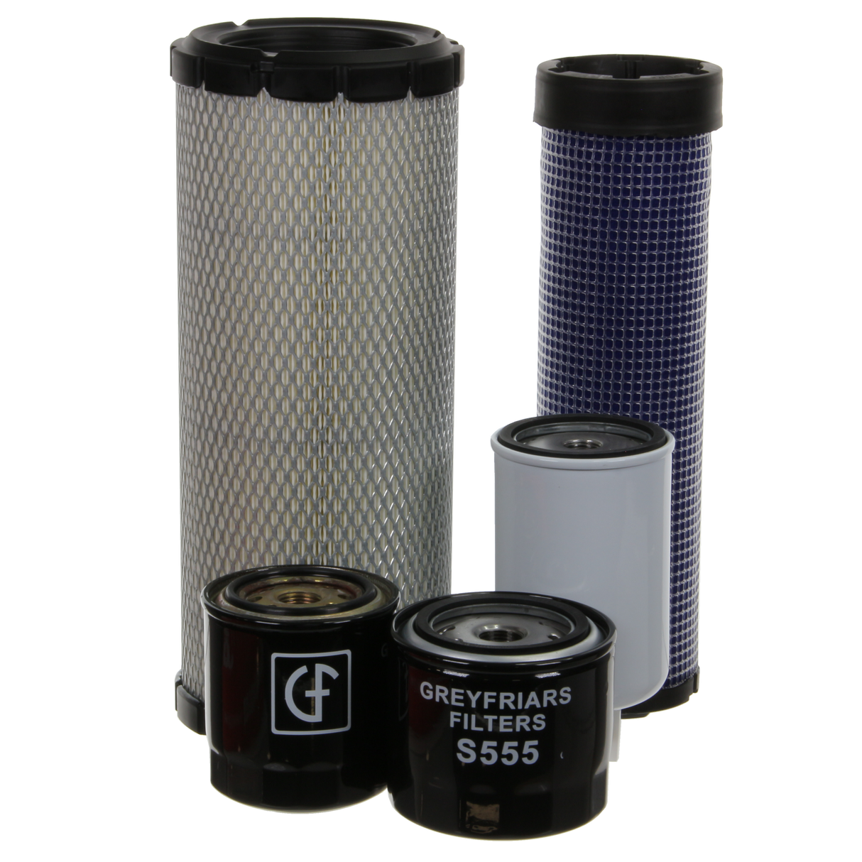 Filter Service Kit for Ransomes MP 653 Lawnmower | Engine: Kubota V2403-CR-TE4 Diesel (65HP/48KW)