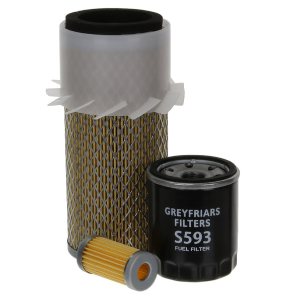 Filter Service Kit for Shibaura S 320/HST Tractor | Engine: Shibaura