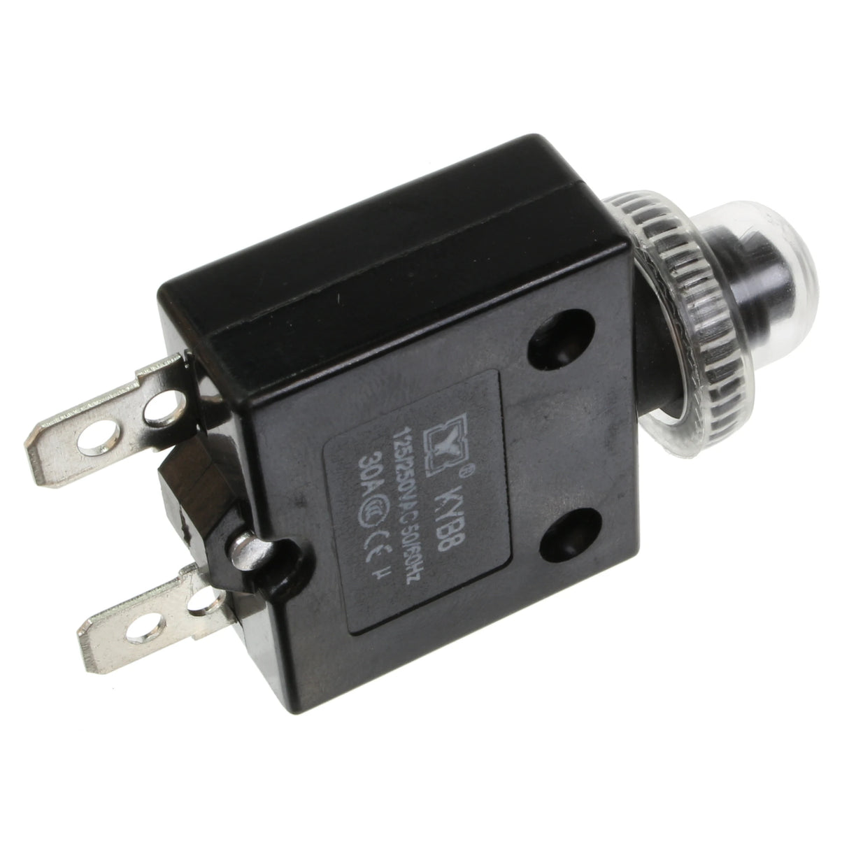 30A Circuit Breaker Thermal Overload Switch (125V / 250V)