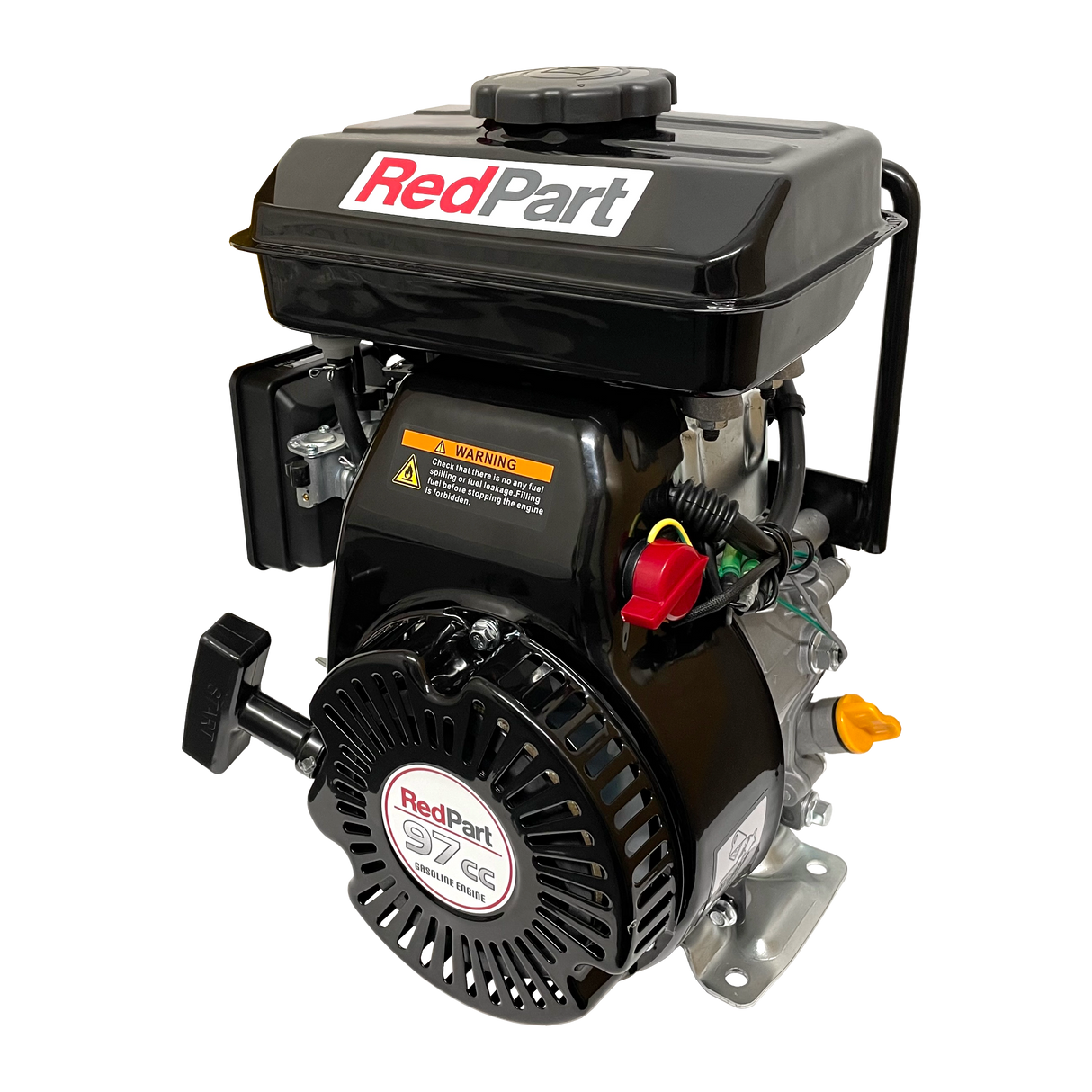 RedPart LC152 Engine (Replaces Honda GX100), 1.8HP - 2.5HP, 5/8" (16mm) Horizontal Shaft, Recoil Start