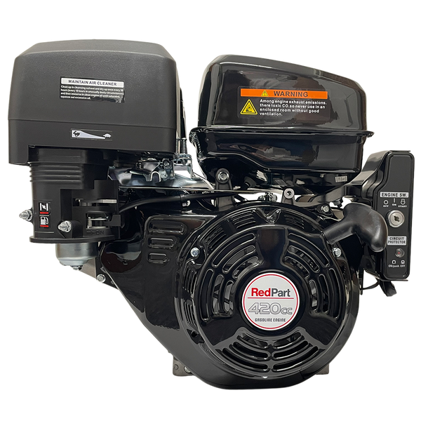 RedPart RP420F-EP5 Engine 12.0HP - 15.0HP | Replaces Honda GX390 | 1" (25.4mm) Parallel Shaft | Electric Start