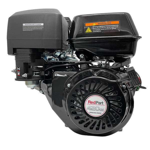 RedPart RP420F-P5 Engine 12HP - 15HP | Replaces Honda GX390 | 1" (25.4mm) Parallel Shaft | Recoil Start