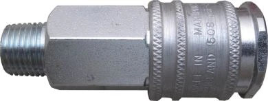 Airline XF Coupling 1/4" Male Thread. High Flow Rate 130cfm @ 100psi