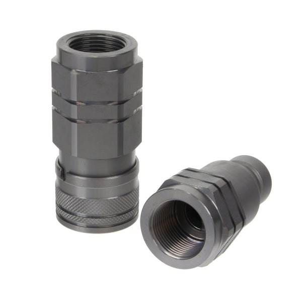 Hydraulic Coupling Set 3/4" BSP for Mini Diggers, Skid Steer,Hydraulic Breakers