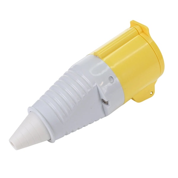 110V 32 Amp (Yellow) Coupler Trailer Socket