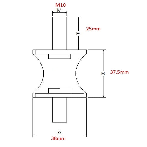 Large Generator Mounting fits Honda