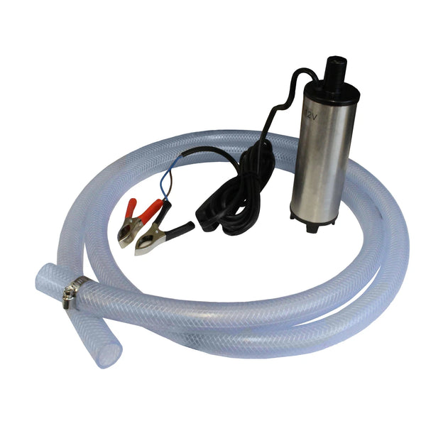 12V Submersible Pump 16mm Outlet 1.5A 12L/Min (Diameter: 38mm Length: 155mm) with 3 Metre Hose
