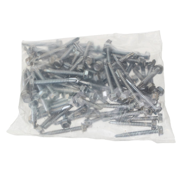 10M Head x 2" Hex. Self-Drilling Screw (Qty 100)