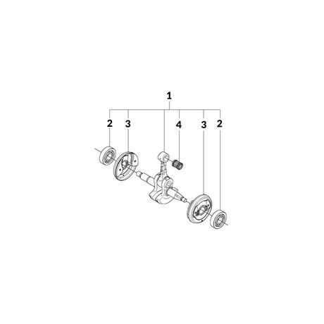 Husqvarna K760 Part Diagram - Crankshaft Assembly