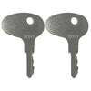 2 x 123243 Ignition Keys for Kubota, CAT / Caterpillar, & Mitsubishi Forklifts thumbnail 1