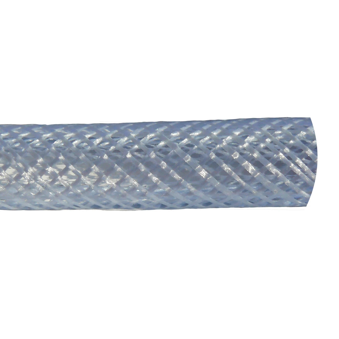 10mm I/D Clear Braided Fuel Line - 30 Metres