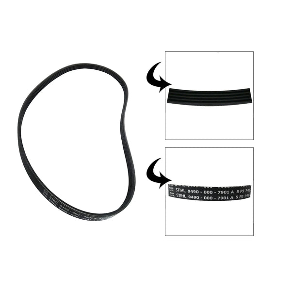 Genuine Stihl TS410 Drive Belt - OEM 5PJ746