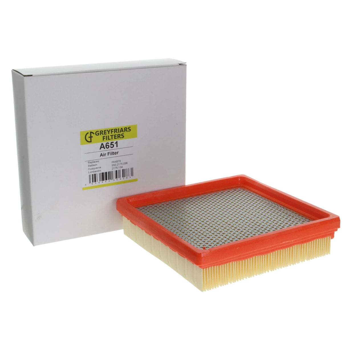 Air Filter fits Lombardini & Kohler engines 435, 435B1, 435V, 6LD401B1, 6LD401MG, 6LD435