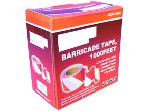 Hazard Tape (75mm x 500metres) (RED/WHITE)