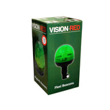 Vision Red 1/2 Lens 12V/24V Flexible Pole LED Green Beacon