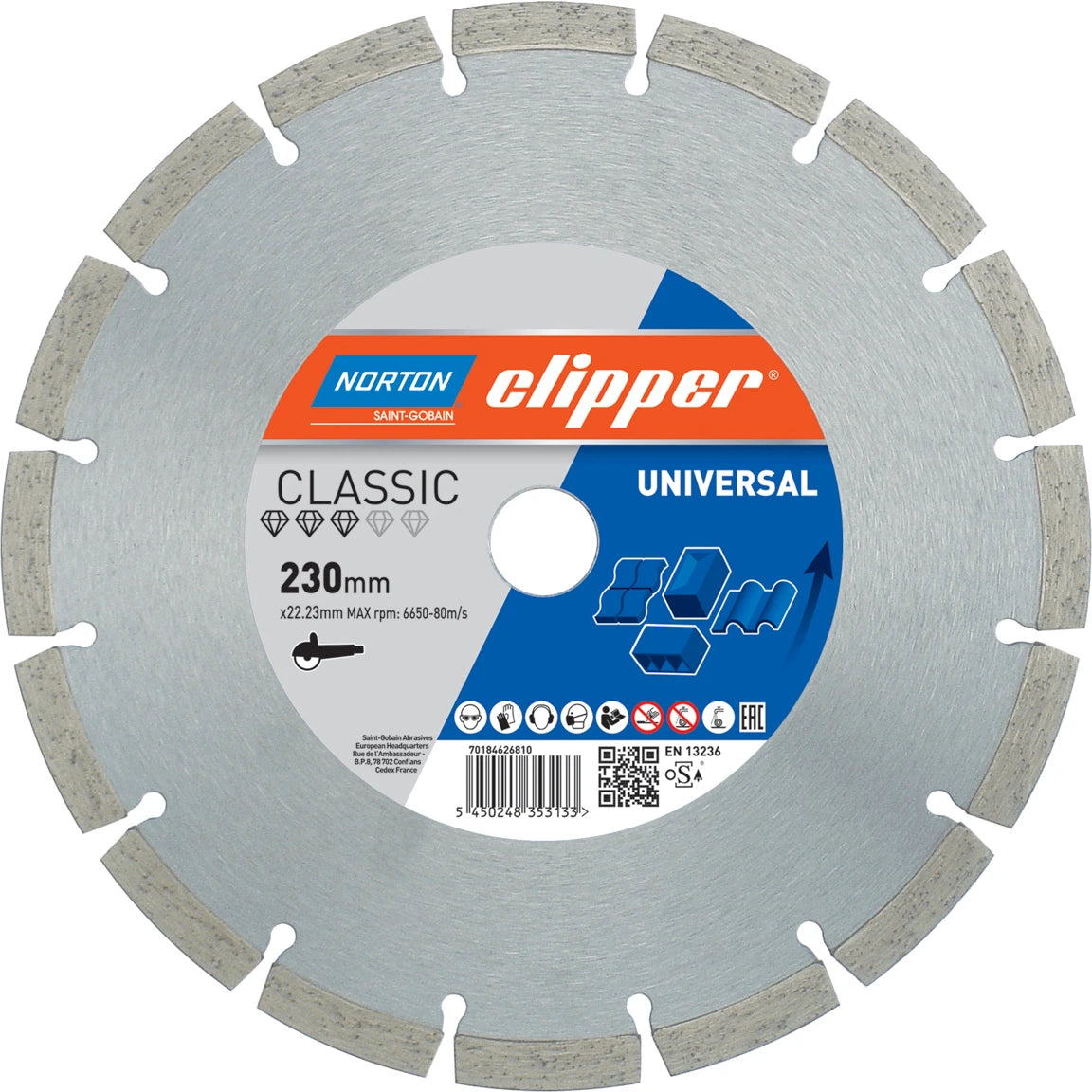 Clipper Classic Universal 115mm General Building Material Blade