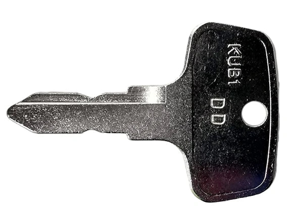 DD Key Fits Yanmar Dumpers & Excavators, Kubota Engines, Tower Lights