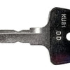 DD Key Fits Yanmar Dumpers & Excavators, Kubota Engines, Tower Lights thumbnail 1