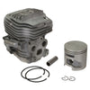 Cylinder & Piston Kit (New Type with Wider Ports) fits Husqvarna K760 K770 (Post-2013) thumbnail 1