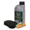 Service Kit fits Honda GV100 K1 lawnmower HRB423 (Filter, NGK Plug, Engine Oil) thumbnail 1