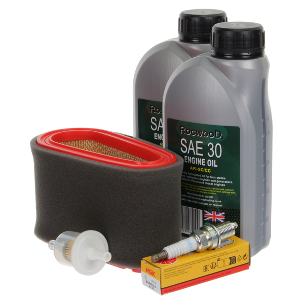 Service Kit fits Mountfield 1530M 1530H 1538M 1538H Lawnmower (Filters, NGK Plug, Oil)