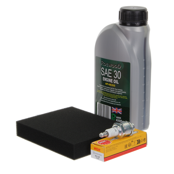 Service Kit fits Mountfield RV150 SV150 V35 Lawnmower ( Air Filter, NGK Spark Plug, Oil)