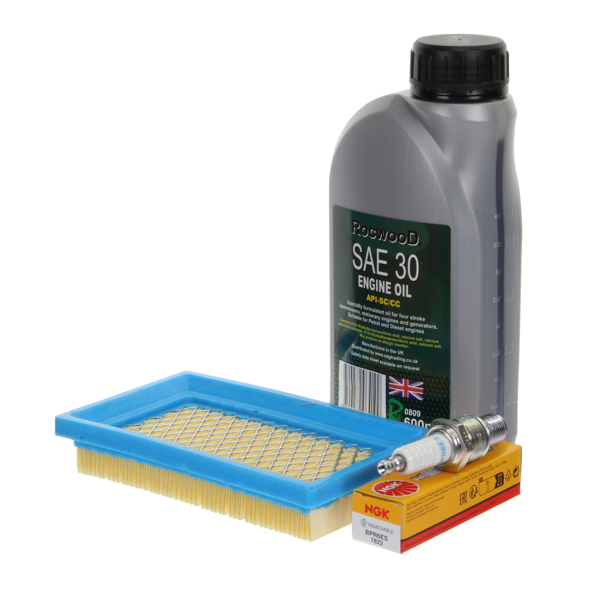 Service Kit fits Viking MB4RT MB4RTP Lawnmower (Air Filter, NGK Spark Plug, Oil)