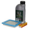 Service Kit fits Hayter Harrier 41 (Air Filter, NGK Spark Plug, Engine oil) thumbnail 1