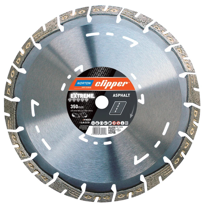 Clipper Extreme Asphalt 500mm Asphalt & Abrasive Materials (25.4mm Bore)