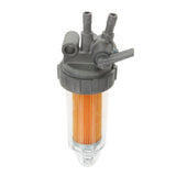 Inline Fuel Assmebly with 8mm Tails & Stop Tap fits Kubota, Yanmar