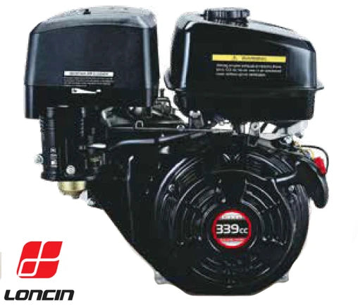 Loncin G340 Engine, 10.0HP - 11.0HP, 1" (25.4mm) Parallel Shaft, Electric Start