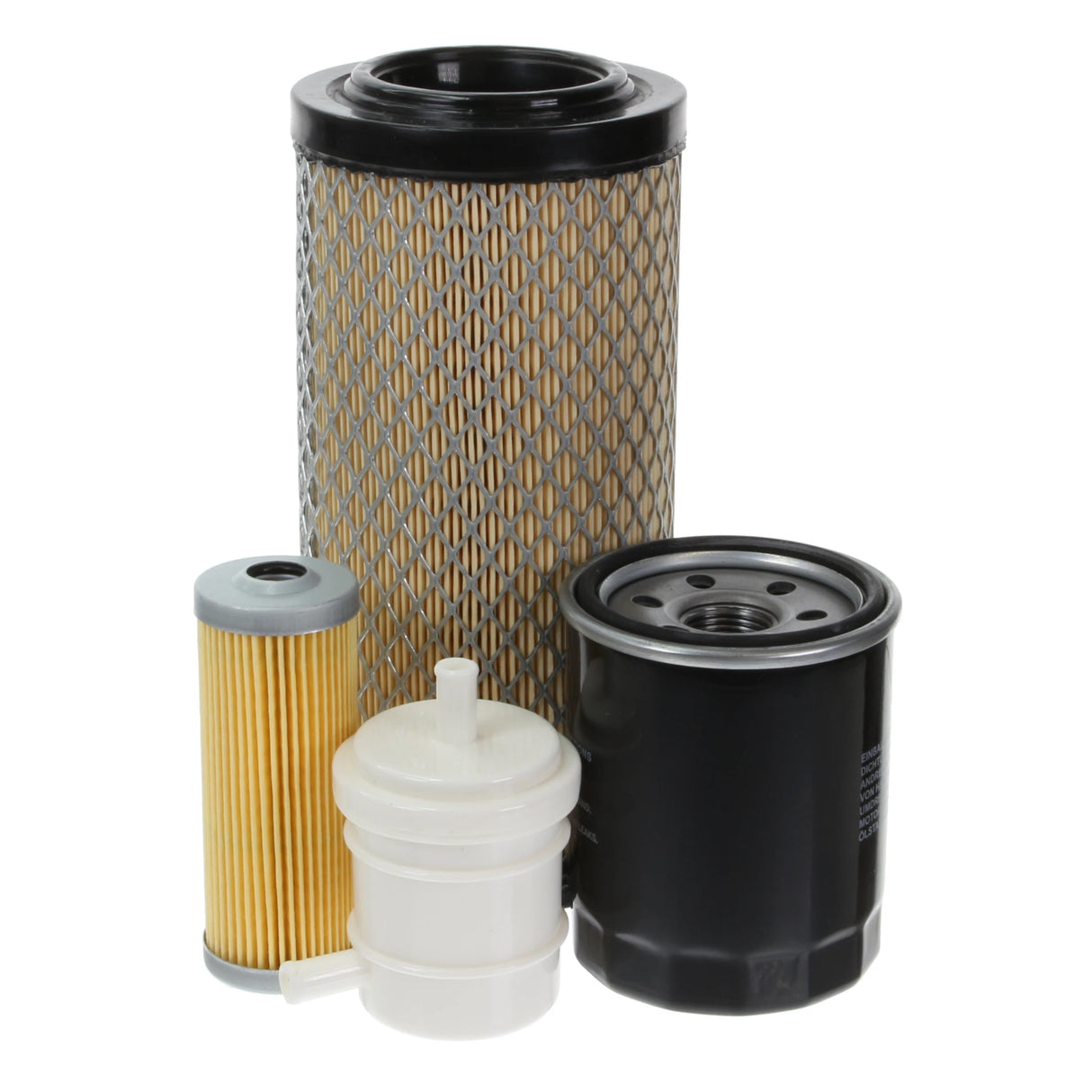 Yanmar SV08, SV08-1 Air Oil Fuel Filter Kit