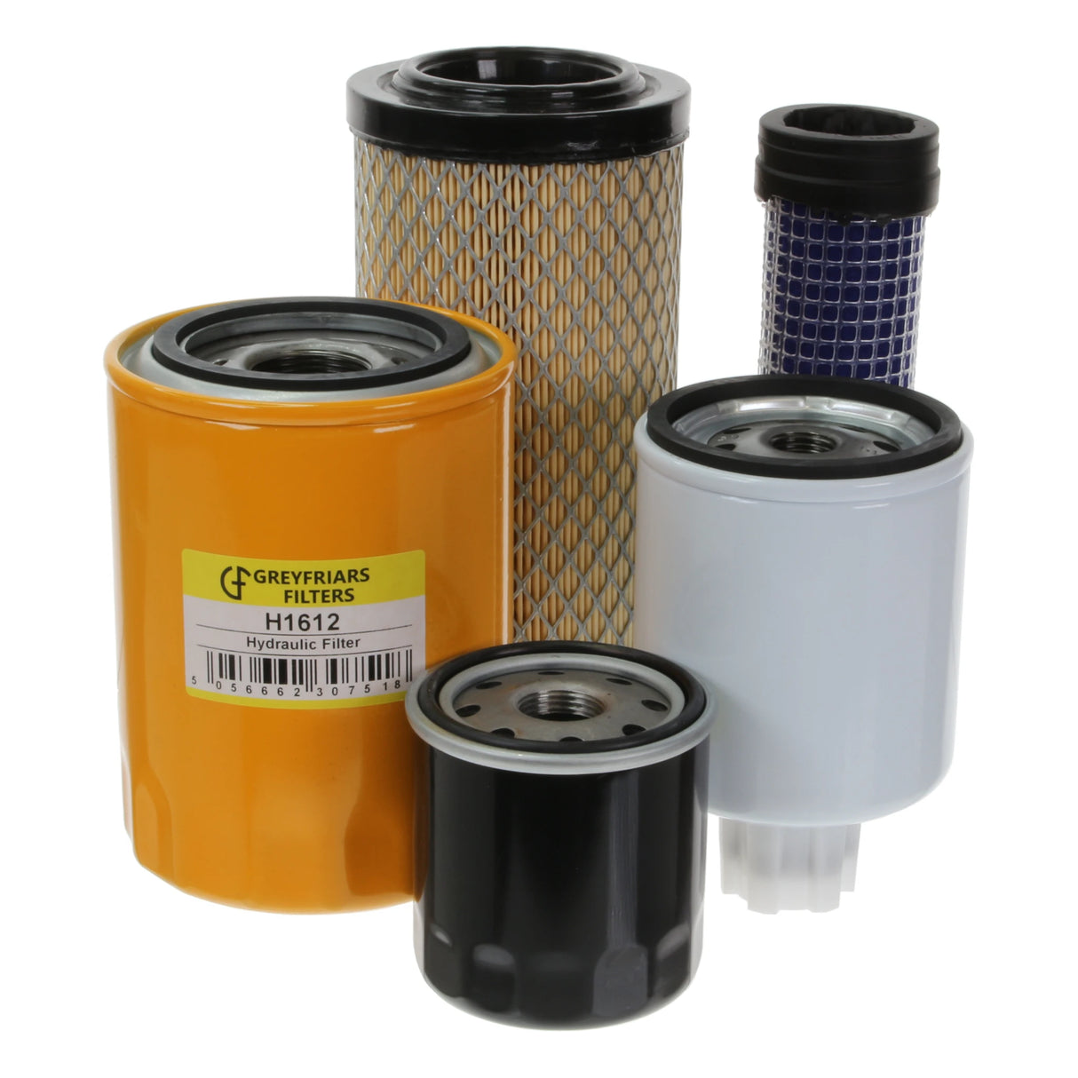 Bobcat E08, E10, E14, E16 Air Oil Fuel Hydraulic Filter Kit