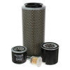 Timberwolf Wood Chipper 150 190 DHB NON Turbo Filter Service Kit (fits Kubota engines) - Air Oil Fuel thumbnail 1