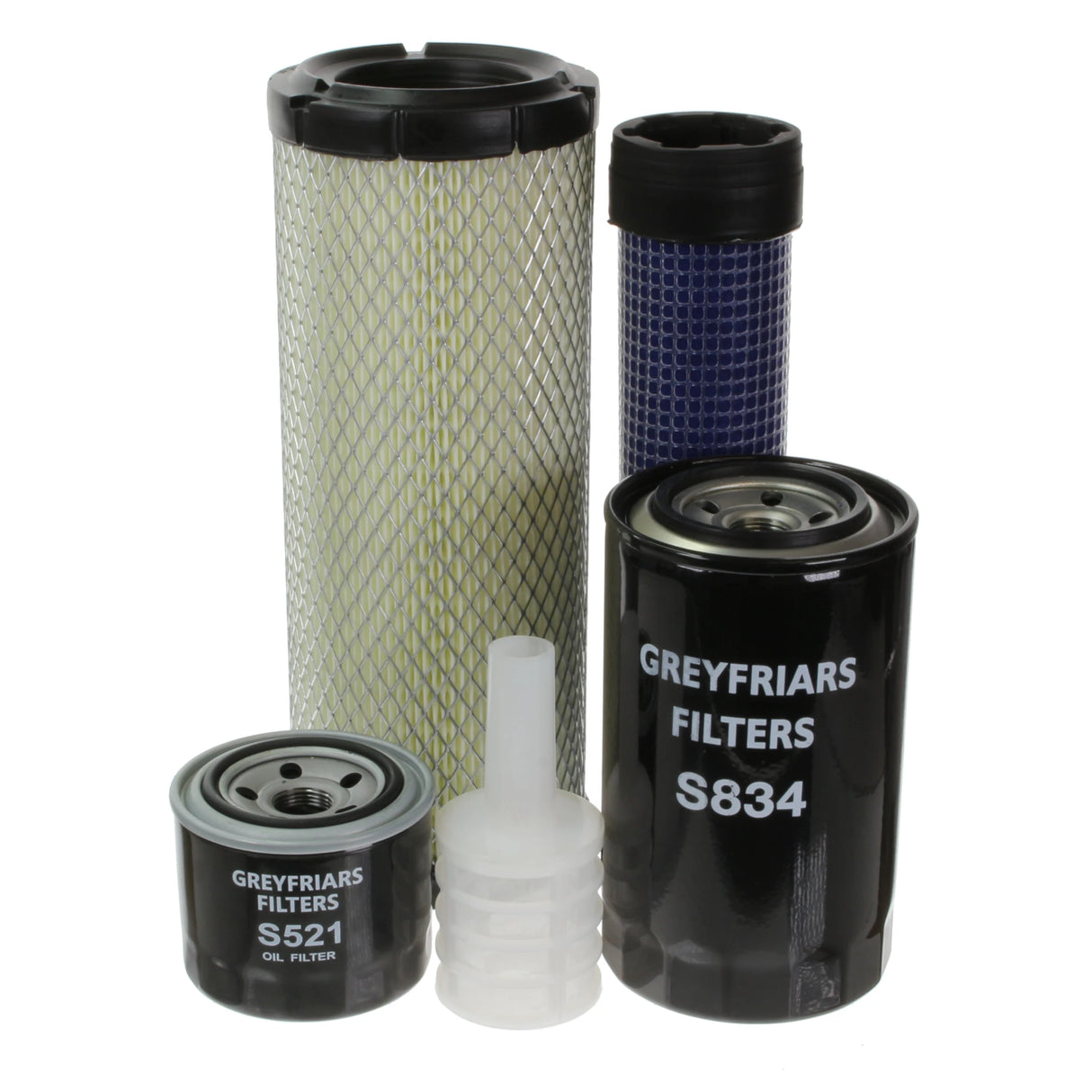 Takeuchi TB235 Air Oil Fuel Filter Kit (Yanmar 3TNV88 Engine) TB250 (Yanmar 4TNV88 Engine)