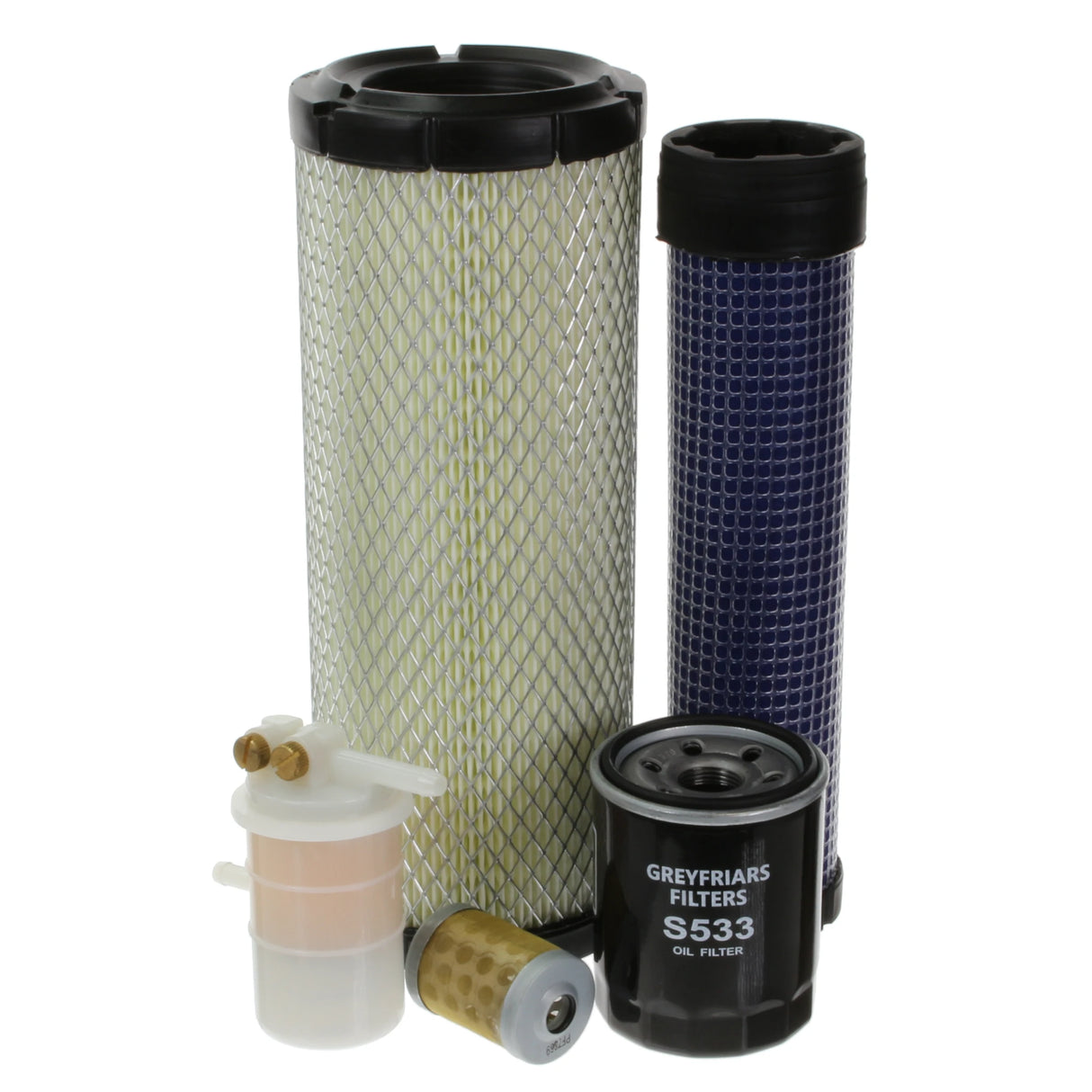 Filter Service Kit for Pel Job EB 250 KX Mini Excavator | Engine: Mitsubishi