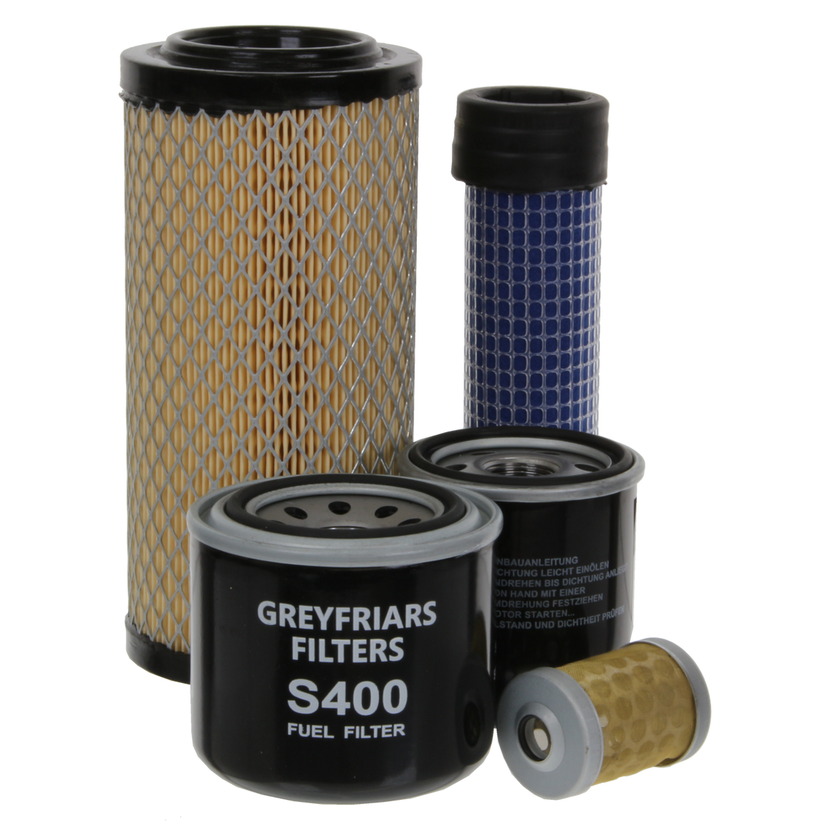 Kubota KX018-4 KX019-4 D902 Engine Filter Kit K0069