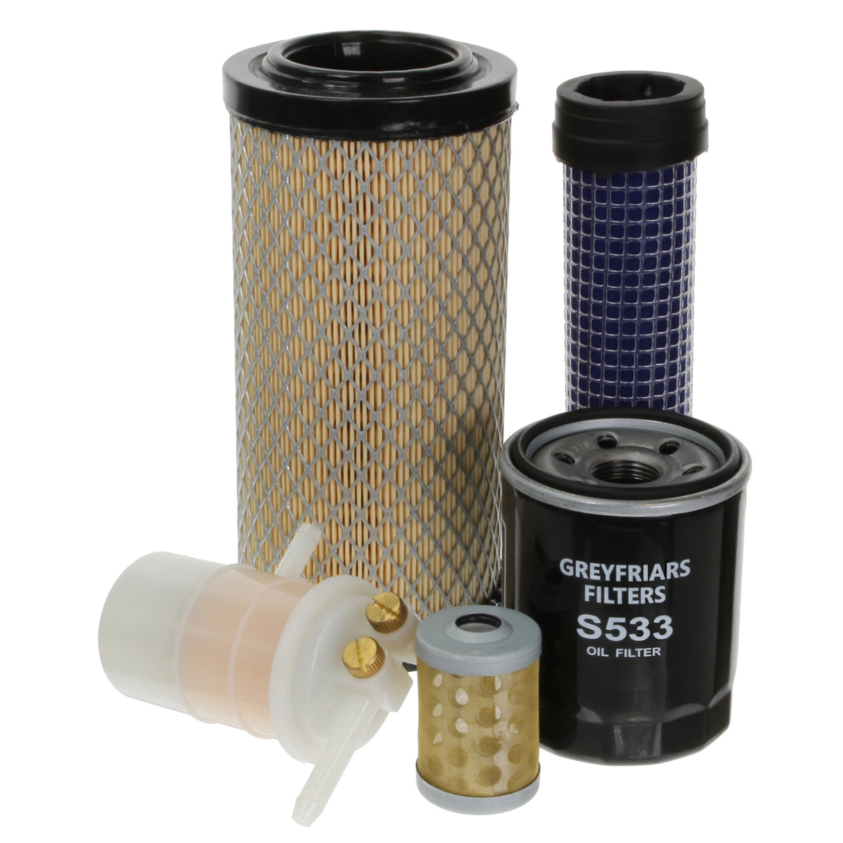 Filter Service Kit for Atlas AM 16 R Mini Excavator | Engine: Mitsubishi L3E