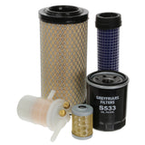 Filter Service Kit for Atlas AM 16 R Mini Excavator | Engine: Mitsubishi L3E