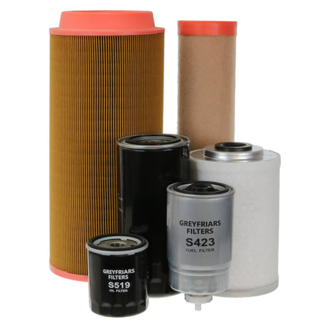 Filter Service Kit for Atlas Copco XAS 37 DD Compressor | Engine: Deutz D 2011 L03 | Years: 1/2007 Onwards