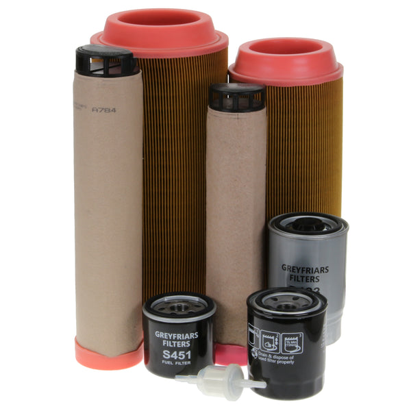 Filter Service Kit for Atlas Copco XAS 68 KD Compressor | Engine: Kubota V1505-EUA | Years: 1/2016 Onwards