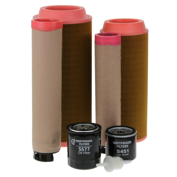 Filter Service Kit for Atlas Copco XAS 88 KD Compressor | Engine: Kubota V 1505-T | Years: 1/2017 Onwards